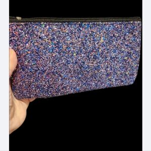 Glitter Zip Pouch - Purple Sparkle